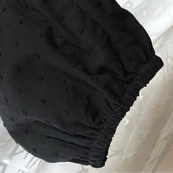 NATALIE MARTIN BLACK COTTON LONG SLEEVE TIERED MAXI DRESS - Picture 7 of 11